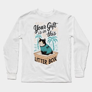 Cat in a box Long Sleeve T-Shirt